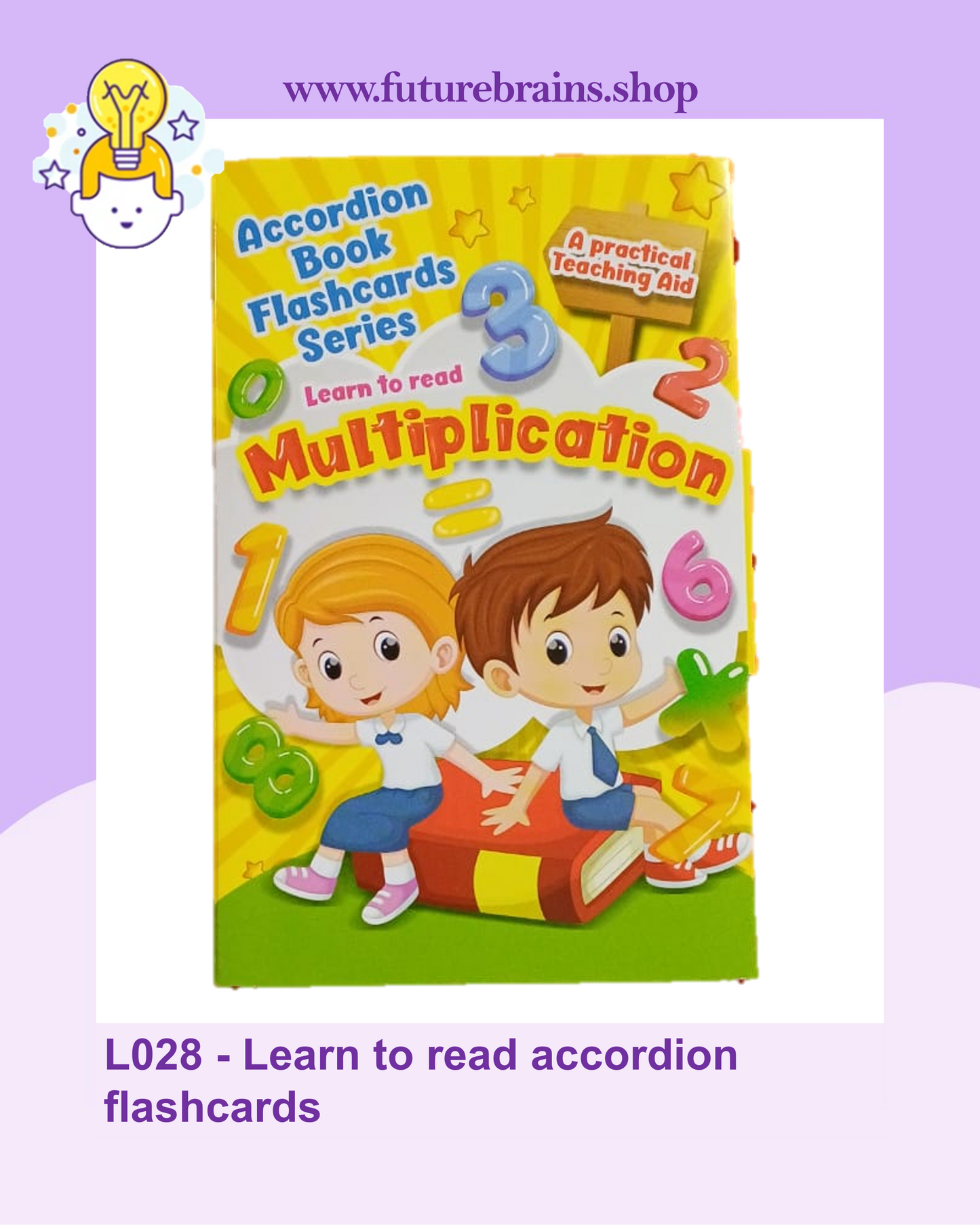 L028 - Learn to read accordion flashcards
