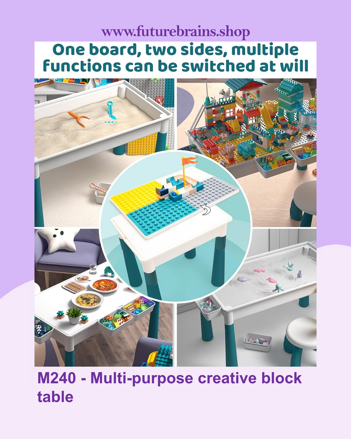 Multi-purpose creative block table (FREE DELIVERY)