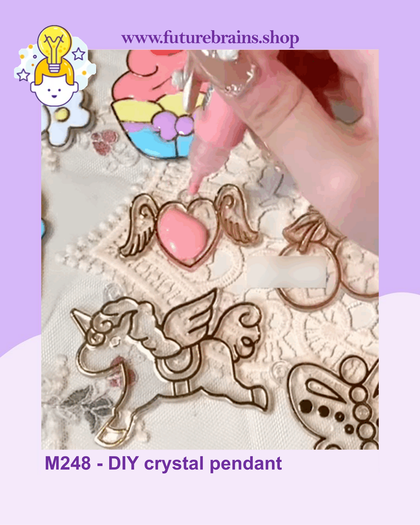 M248 - DIY crystal pendant