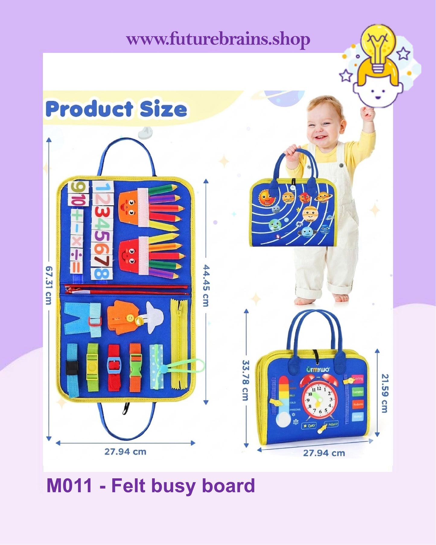 M011 - Felt busy board