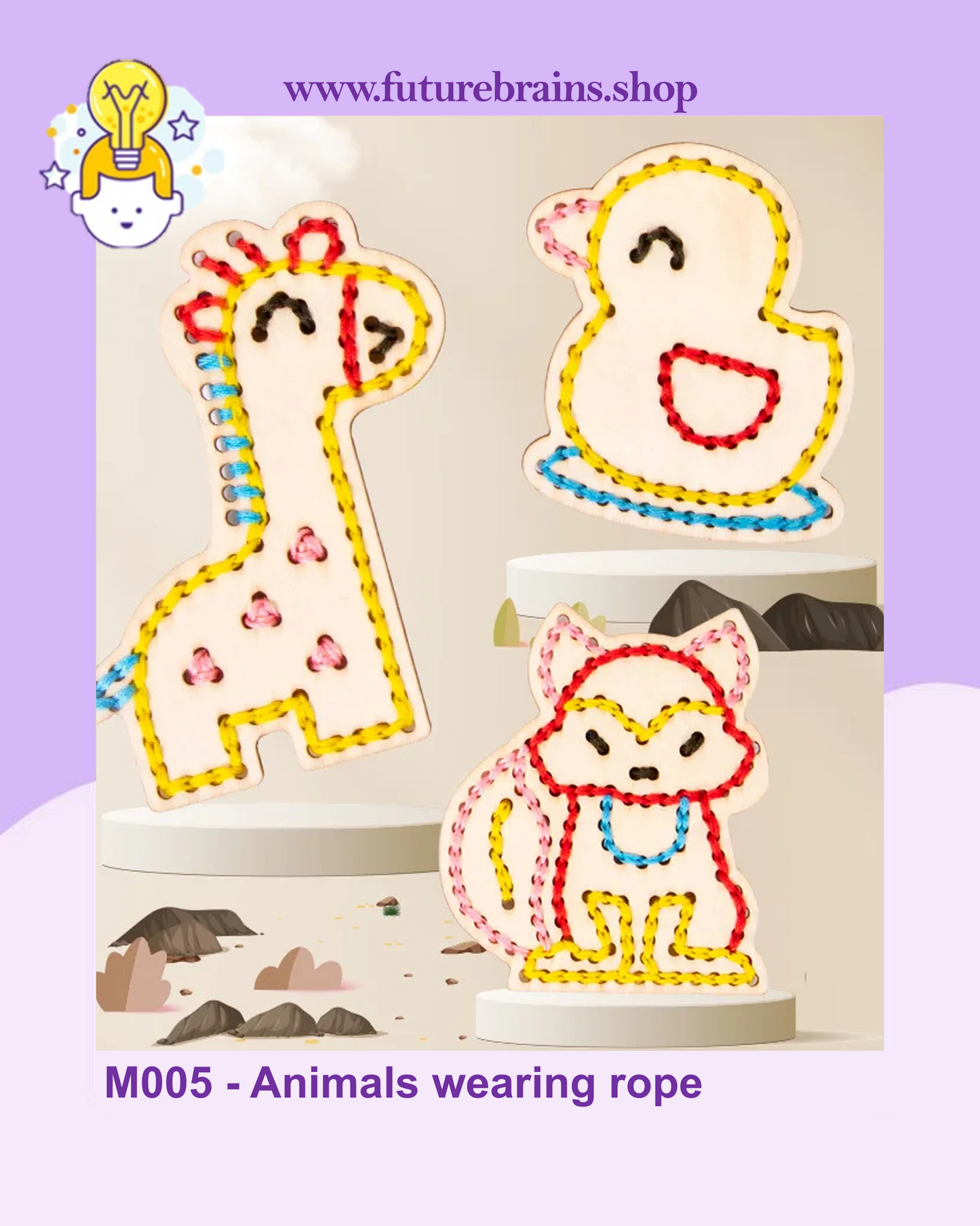 M005 - Animals wearing rope