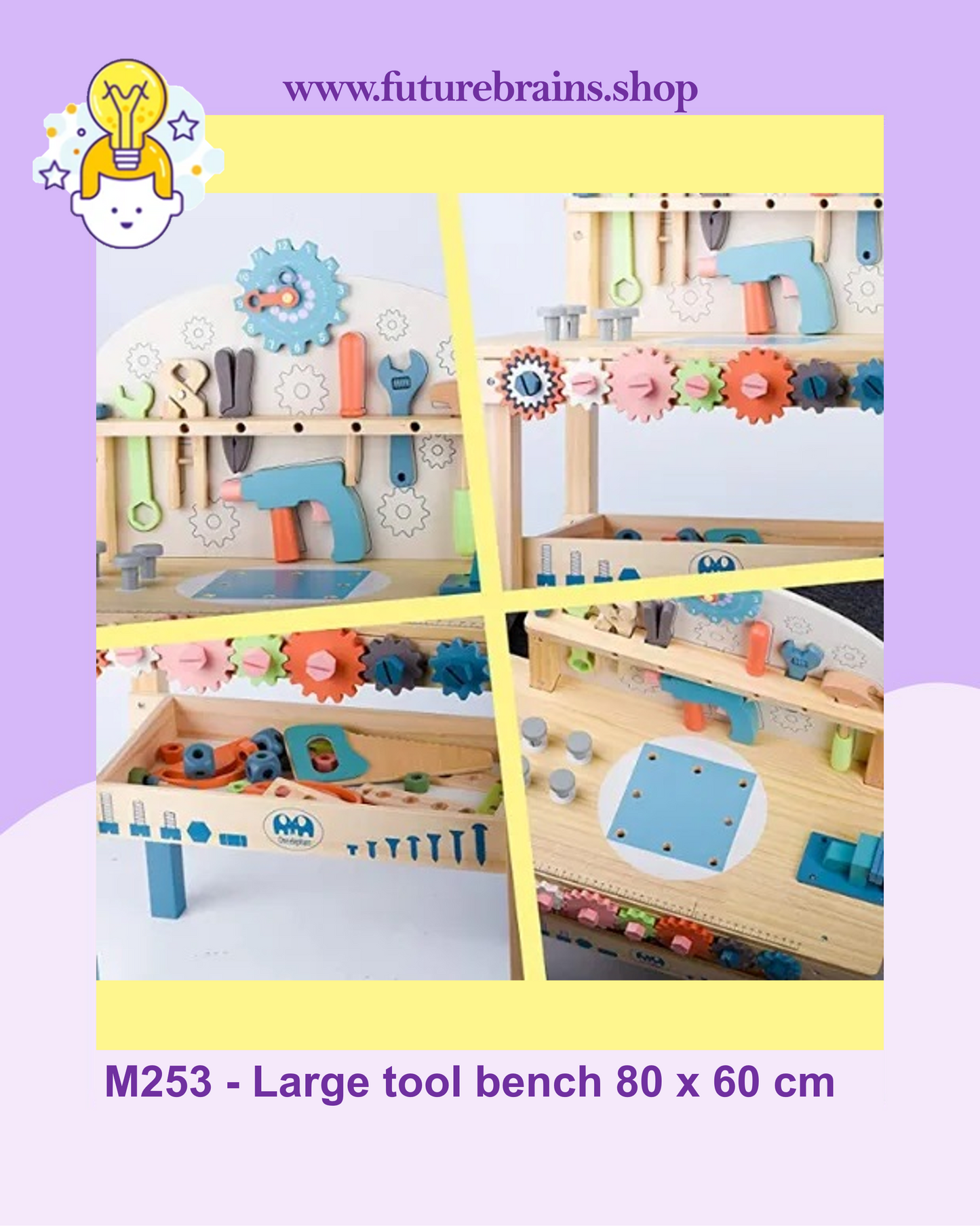 M253 - Large tool bench 80 x 60 cm (FREE DELIVERY)