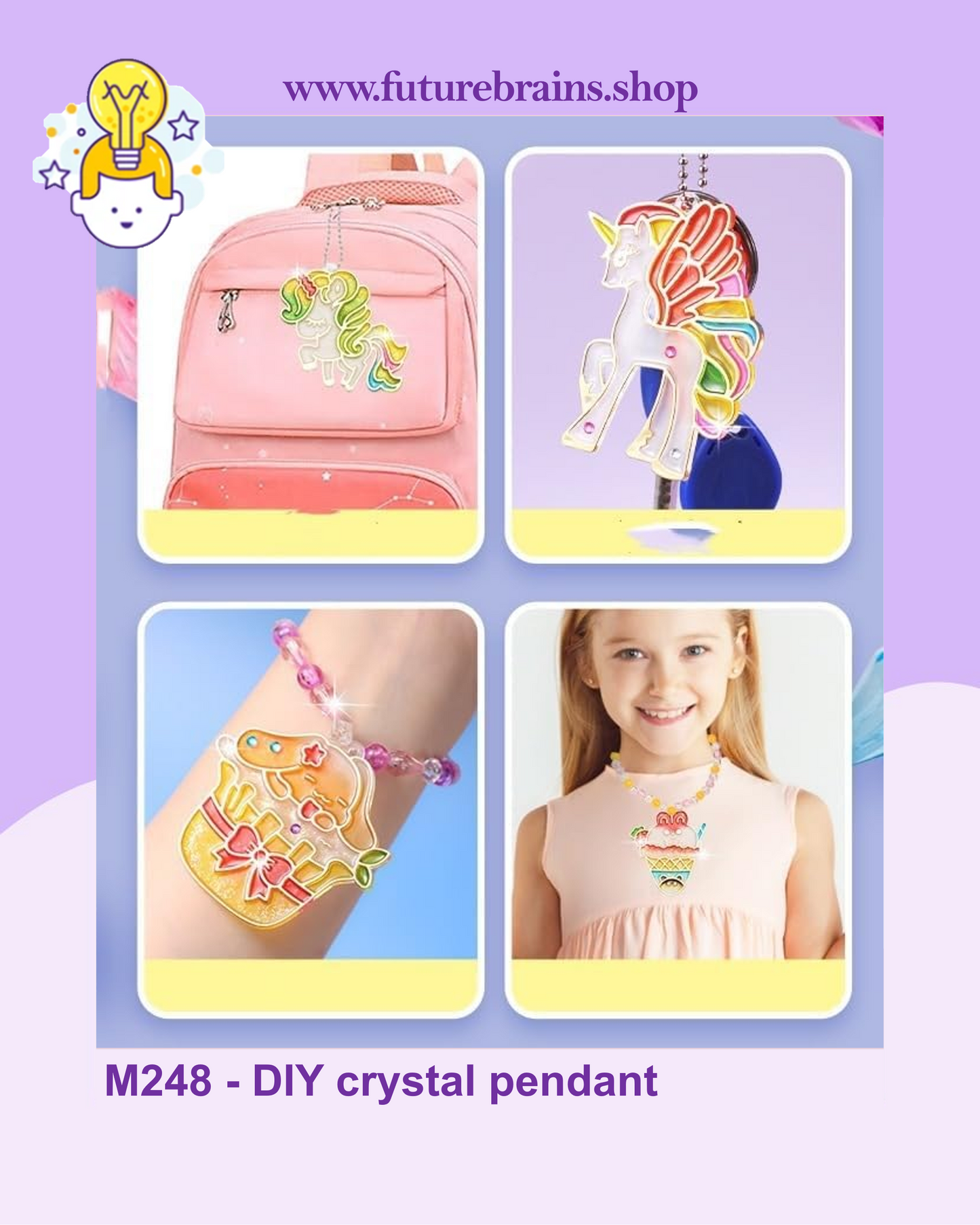 M248 - DIY crystal pendant