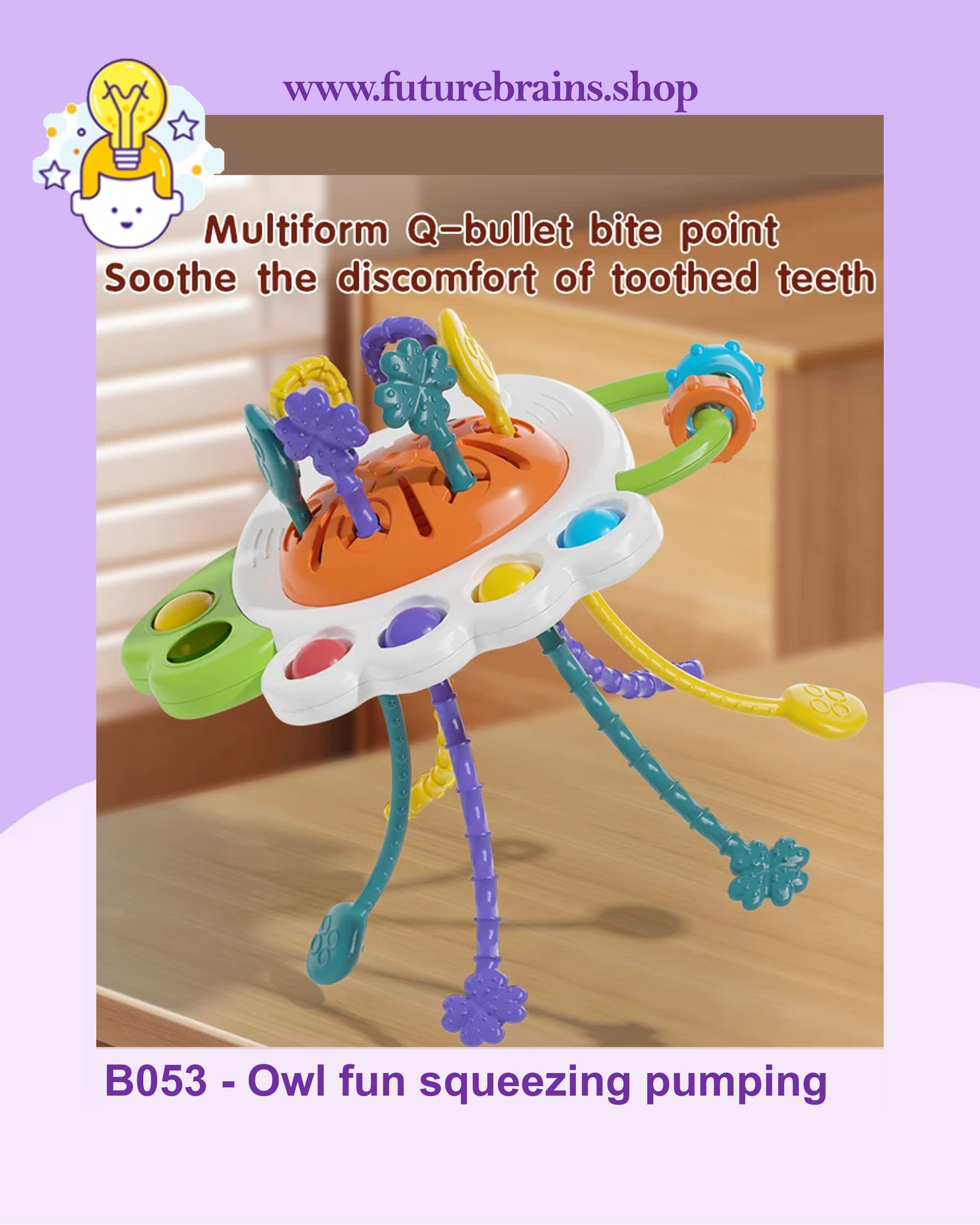 B053 - Owl fun squeezing pumping