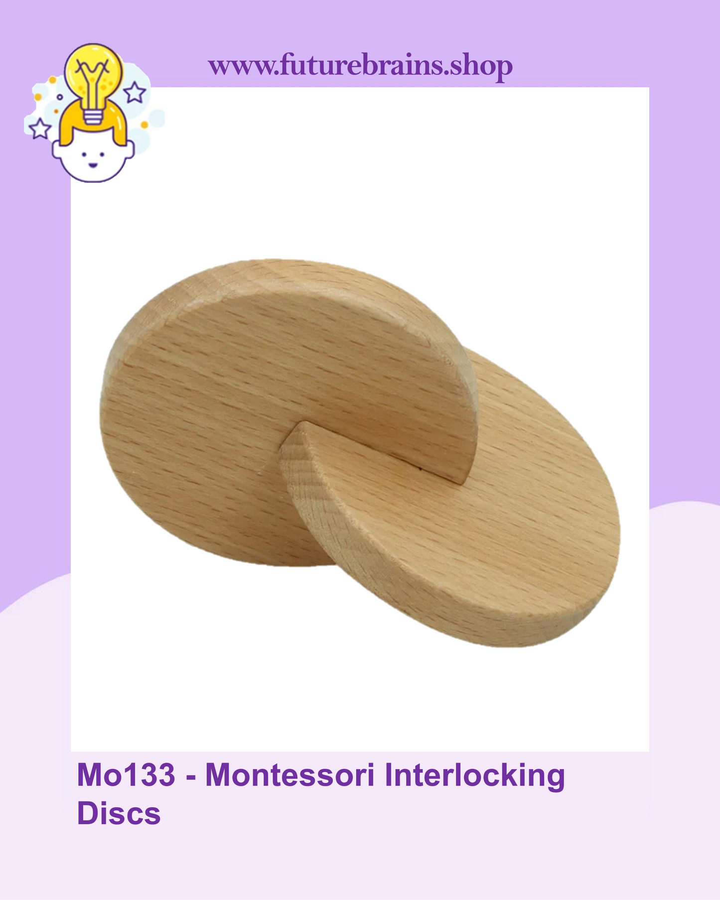 Mo133 - Montessori Interlocking Discs