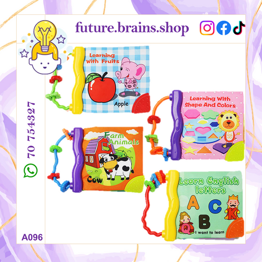 A096 - Baby soft book with bip bip sound