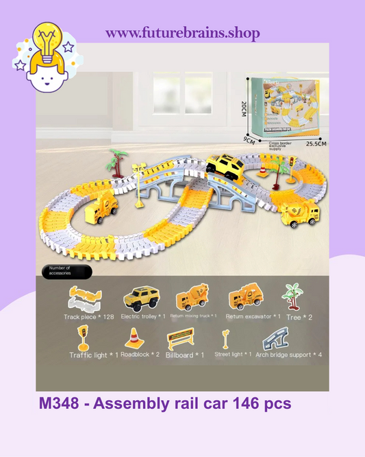 M348 - Puzzle assembly rail car 146 pcs