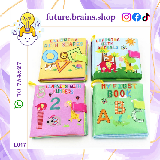 L017 - Baby soft cloth books (3 books for 7 $)