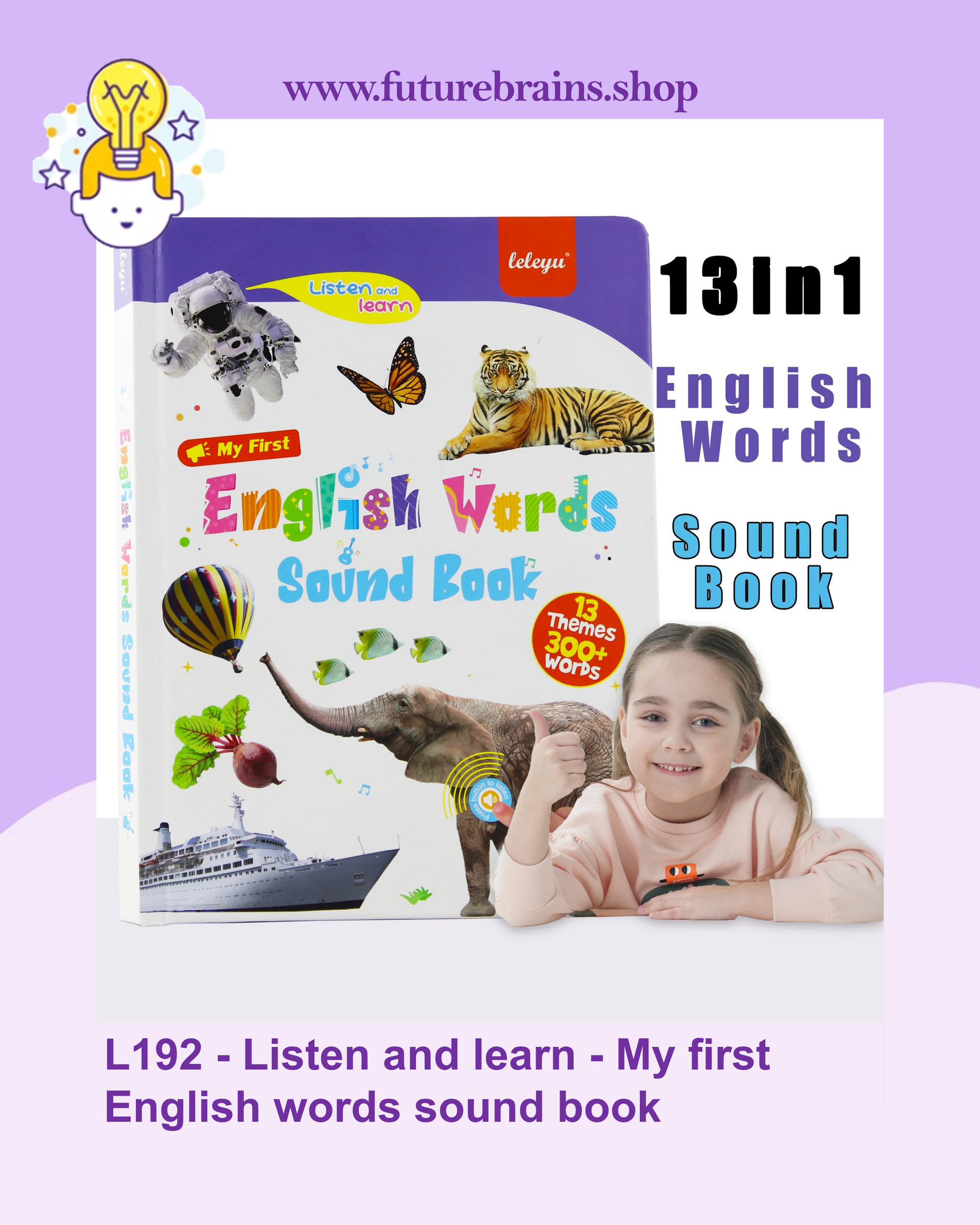 L192 - Listen and learn - My first English words sound book