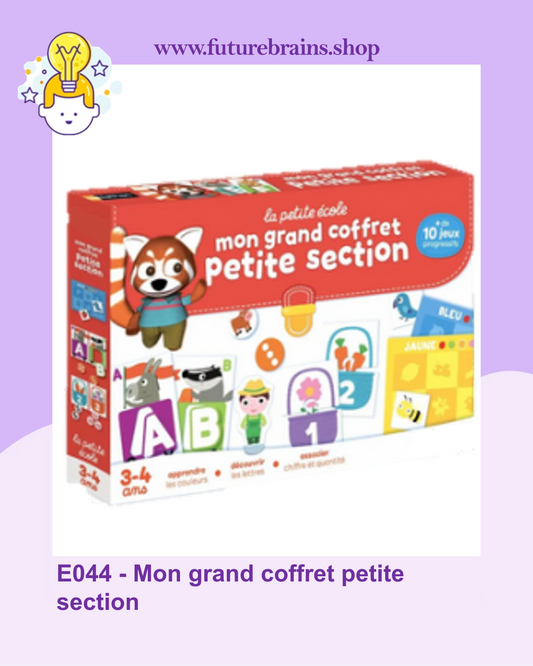 E044 - La petite ecole - Mon grand coffret petite section
