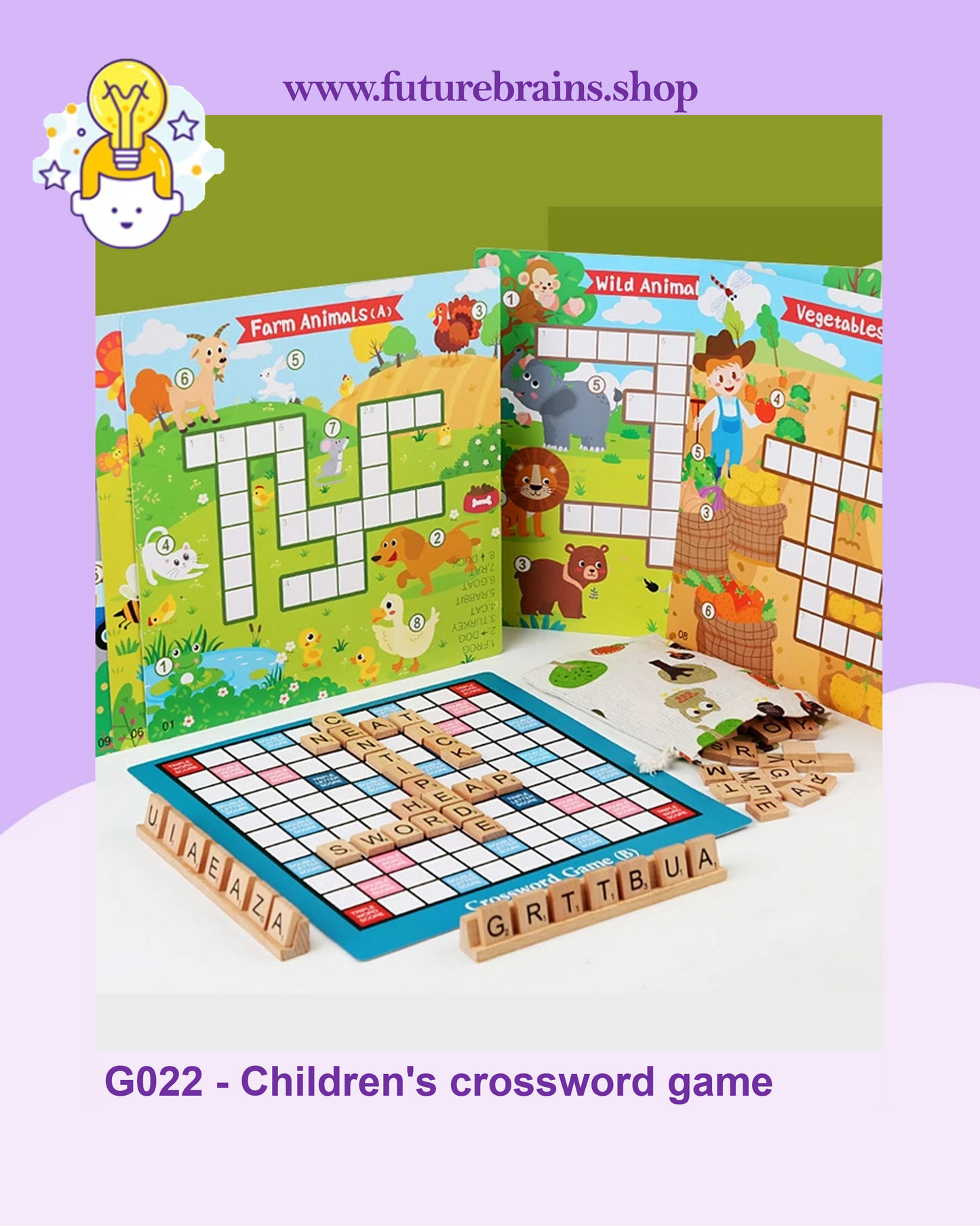 G022 - Children's crossword game