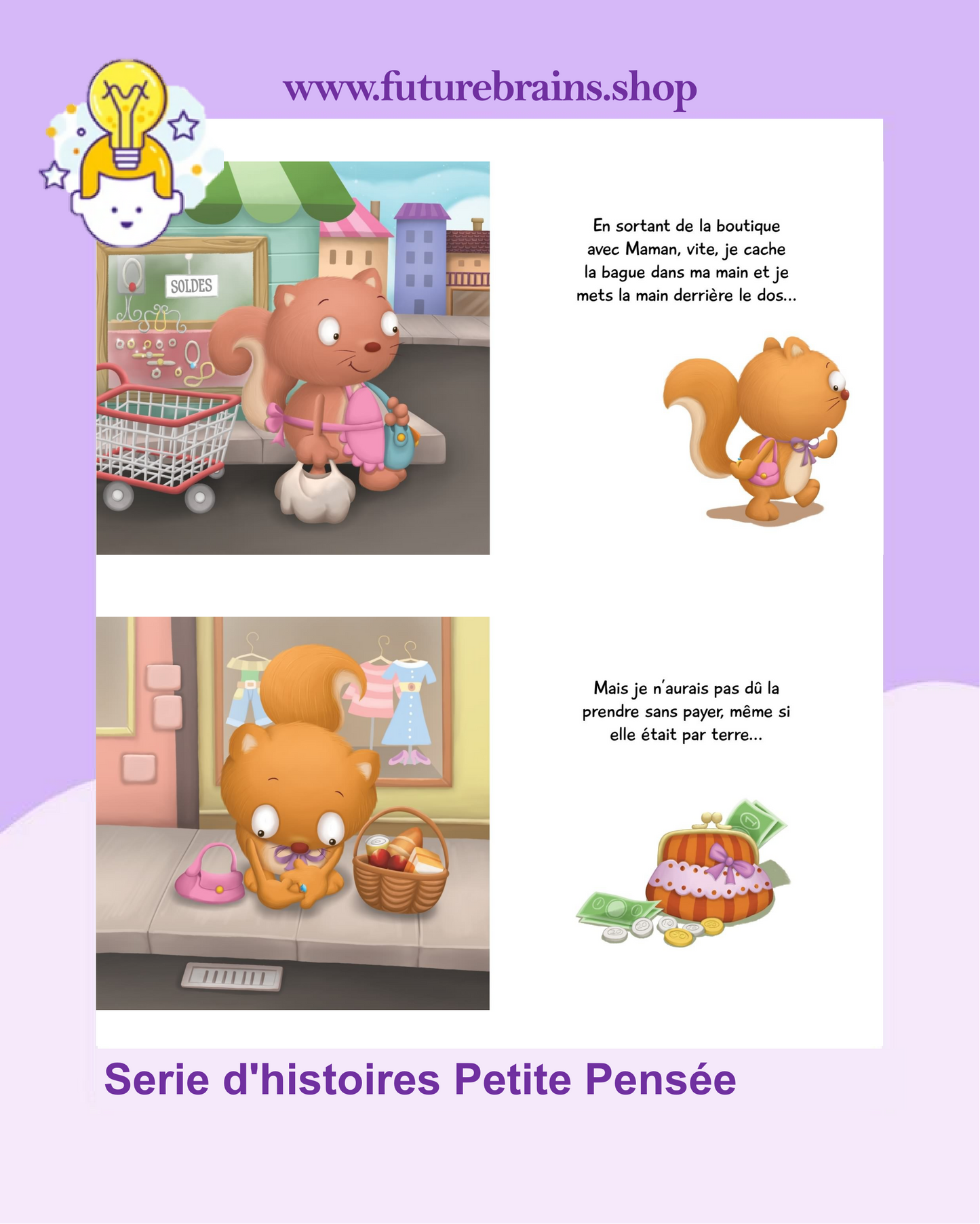 Serie d'histoires Petite Pensée
