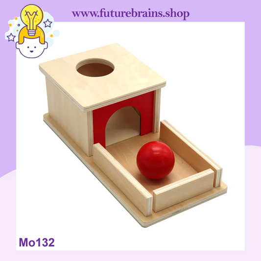 Mo132 - Montessori Object Permanence Box with Tray