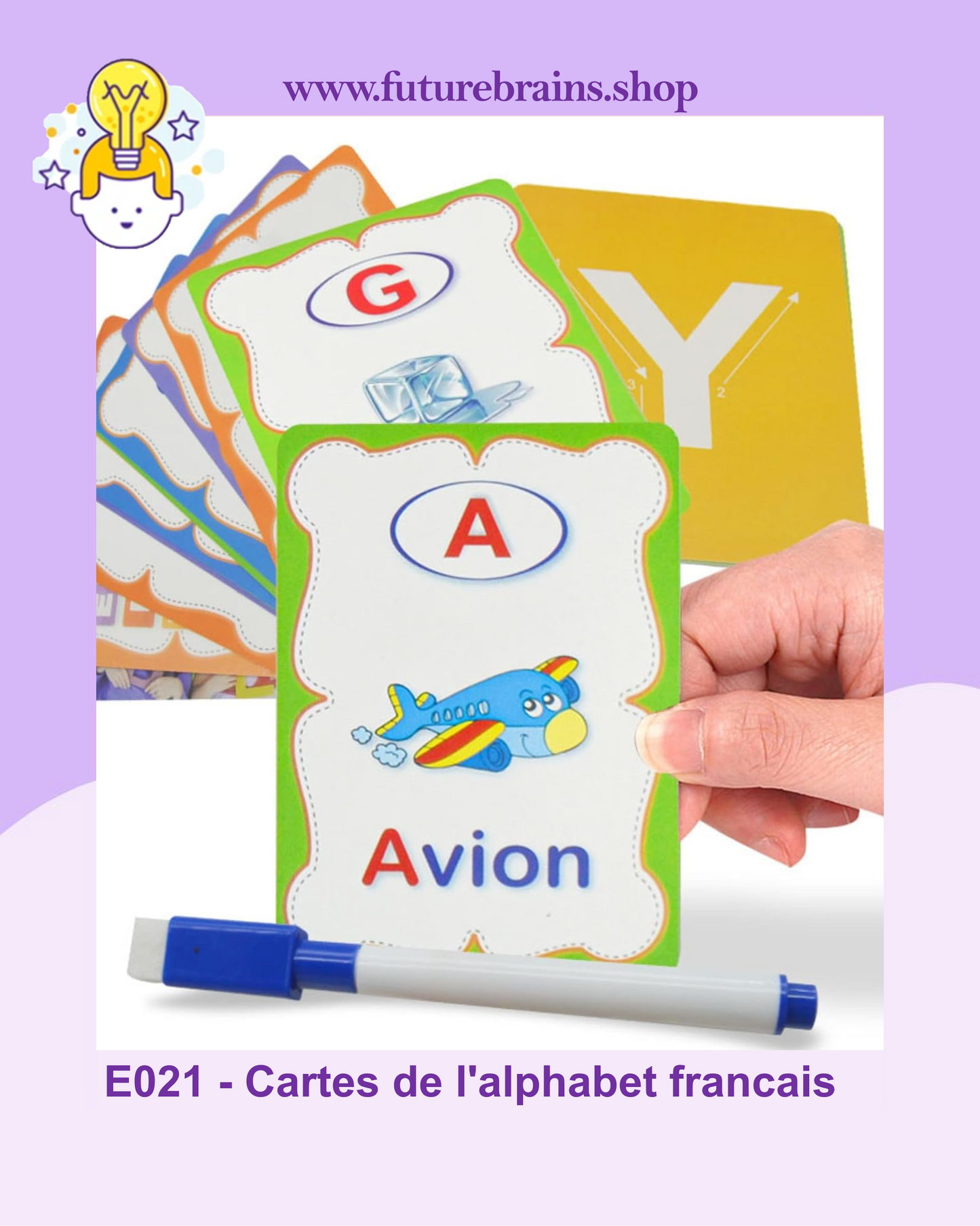 E021 - Cartes de l'alphabet francais