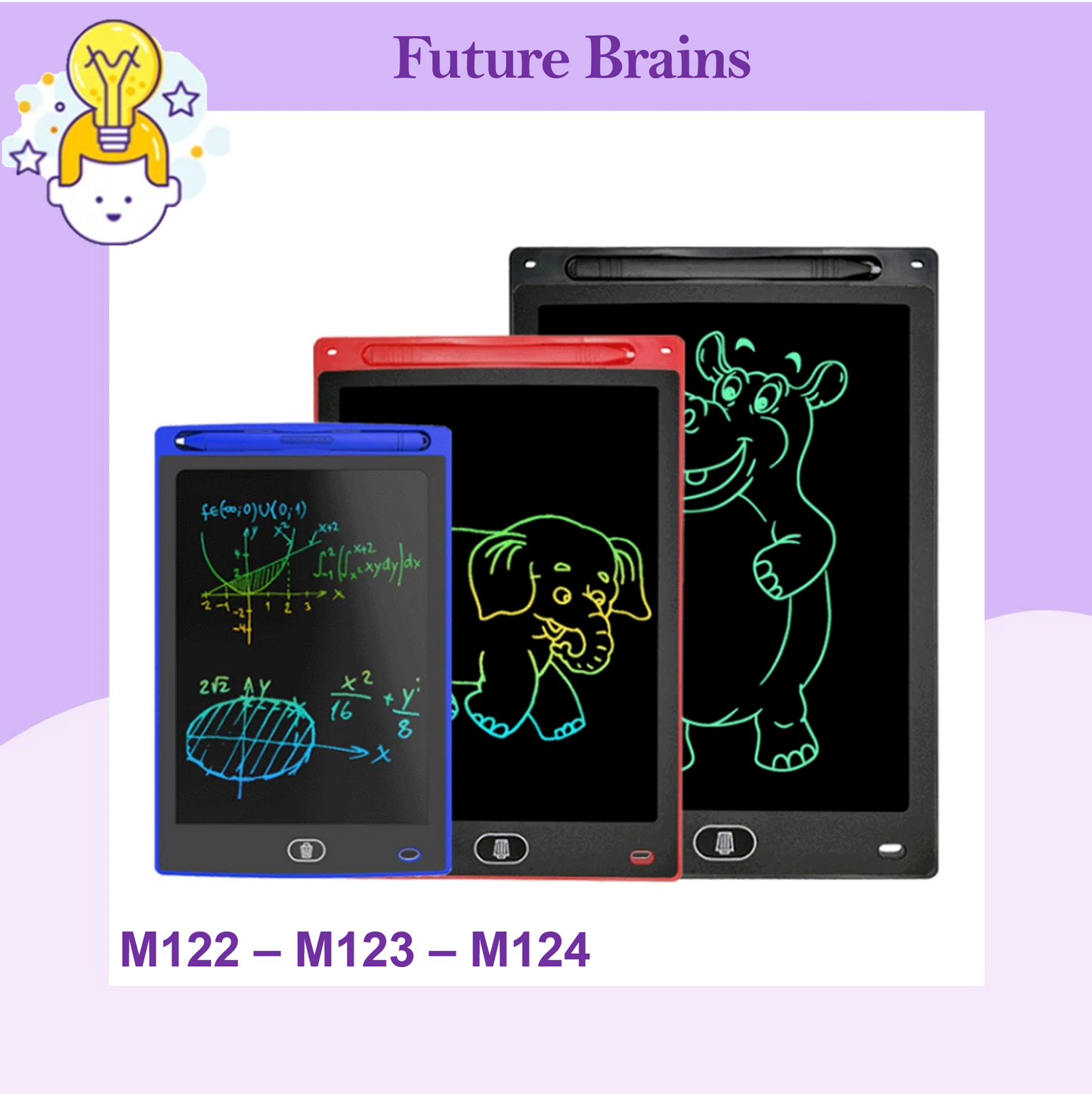 LCD writing tablet (multicolor)