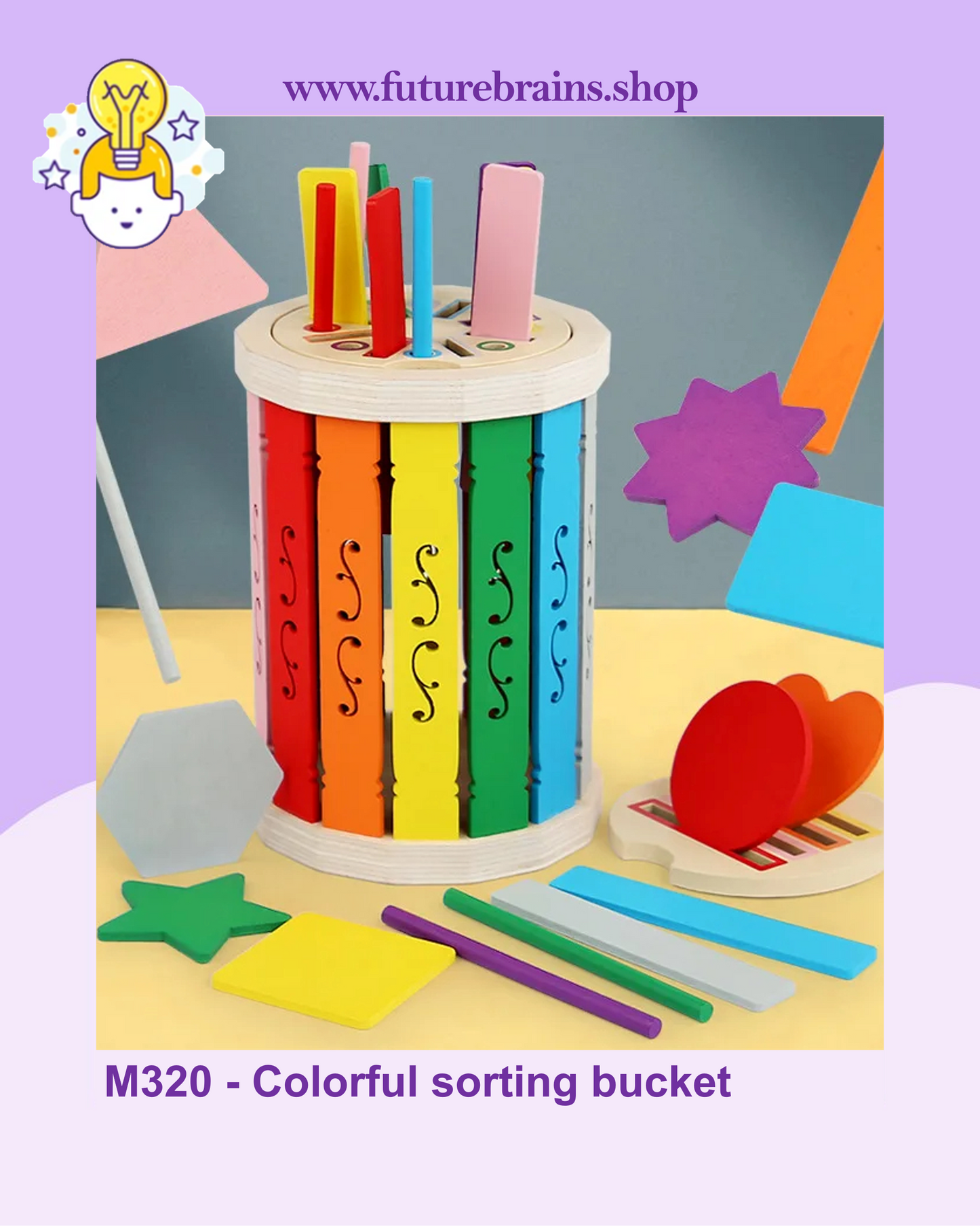 M320 - Colorful sorting bucket