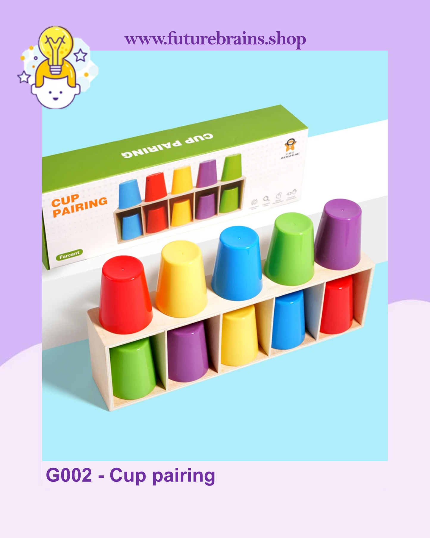 G002 - Cup pairing (Colors memory game)