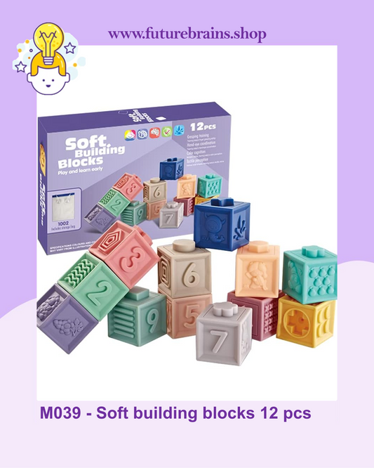 M039 - Soft building blocks 12 pcs
