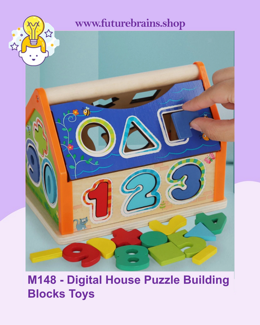 M148 - Digital House Puzzle Building Blocks Toys