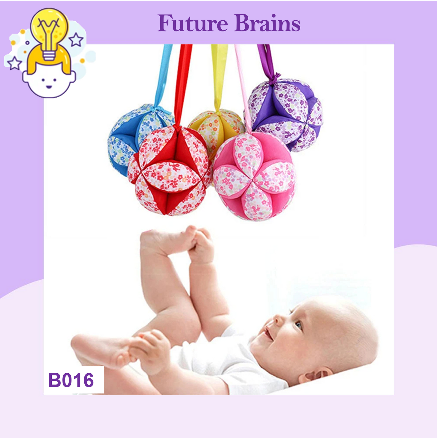 B016 - Montessori baby cloth ball