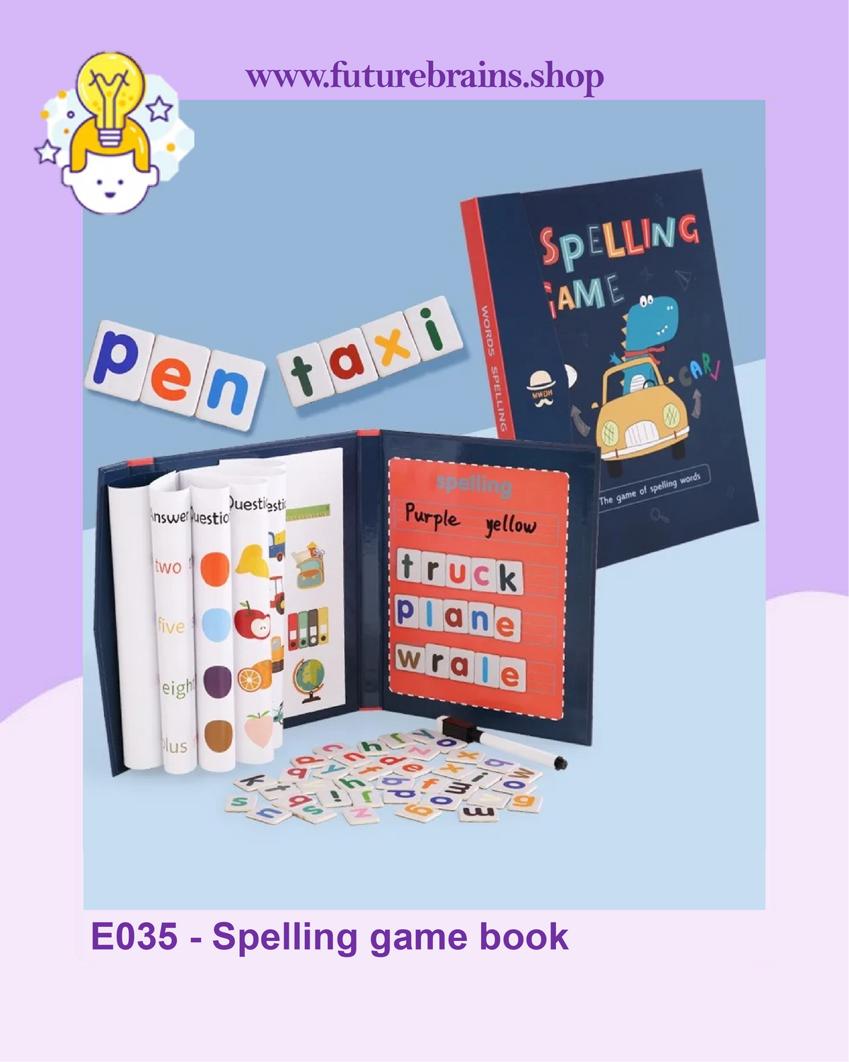 E035 - Spelling game book