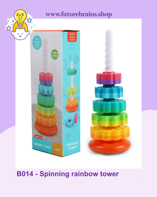 B014 - Spinning rainbow tower