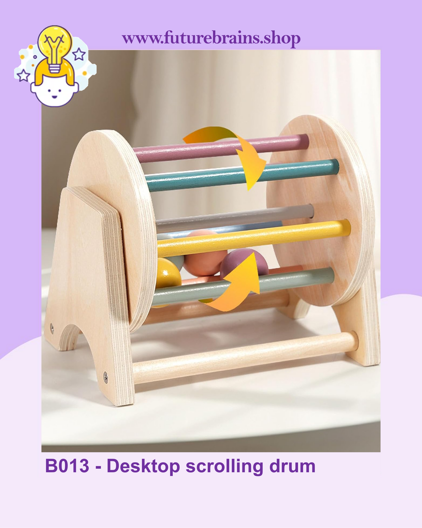 B013 - Desktop scrolling drum