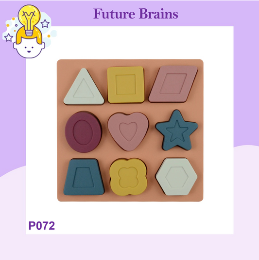 P072 - Silicone shapes puzzle board