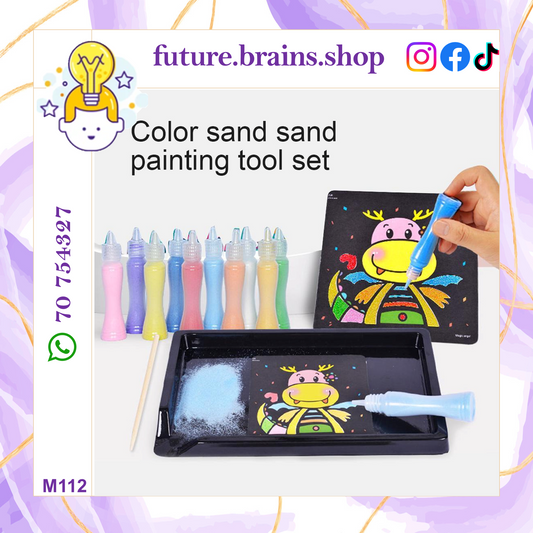 M112 - Children's creative painting - sand art