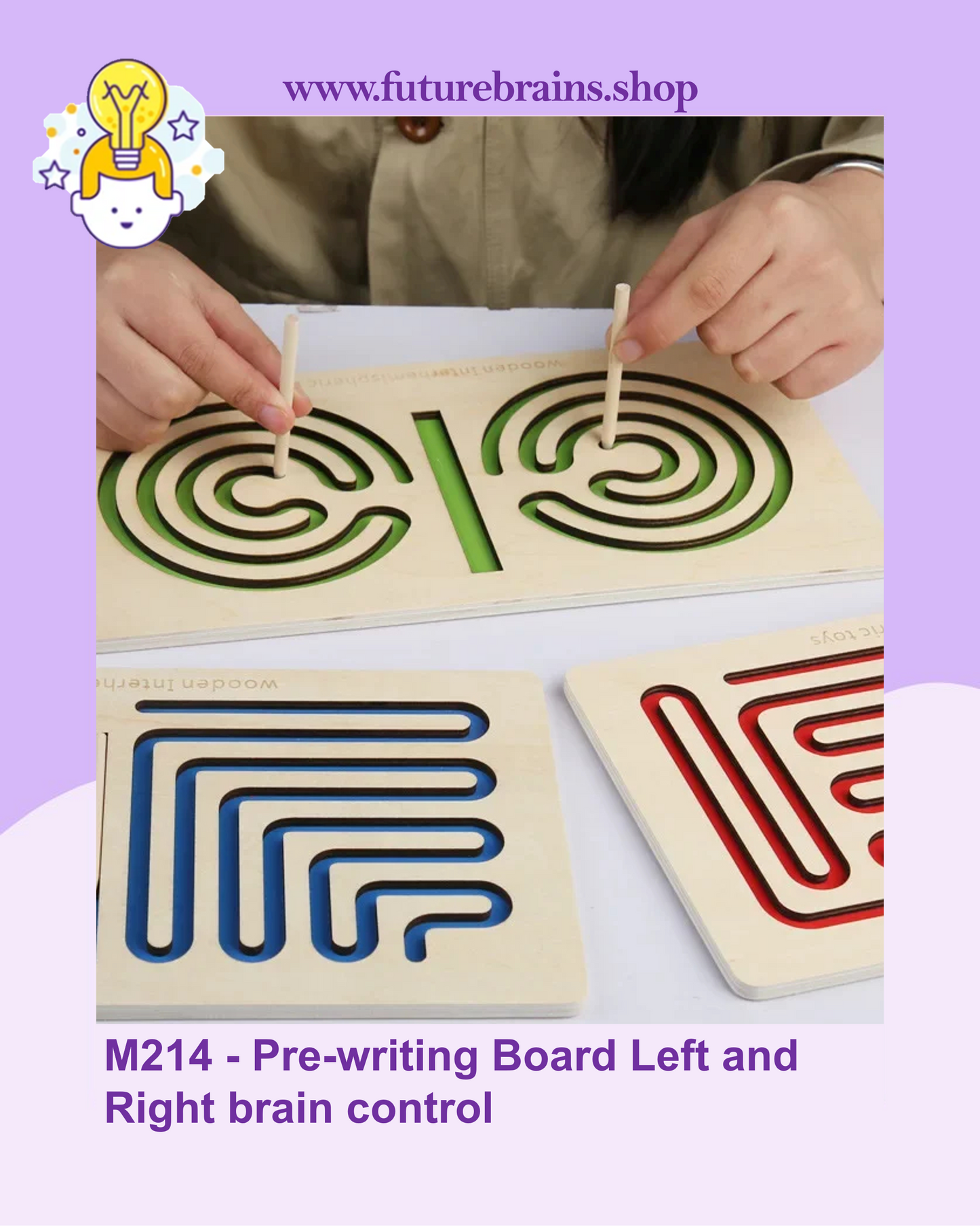 M214 - Pre-writing Board Left and Right brain control