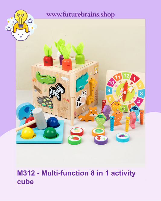 M312 - Multi-function 8 in 1 activity cube