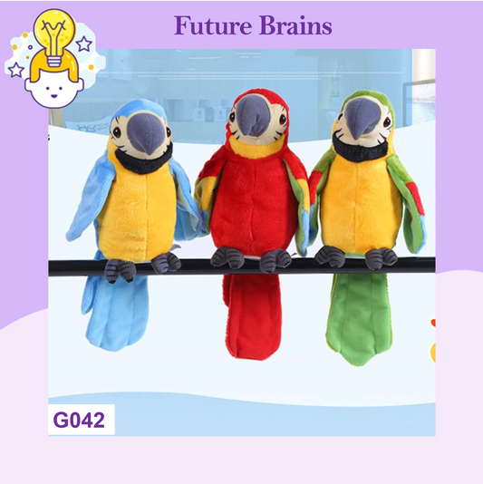 G042 - Talking parrot plush toy