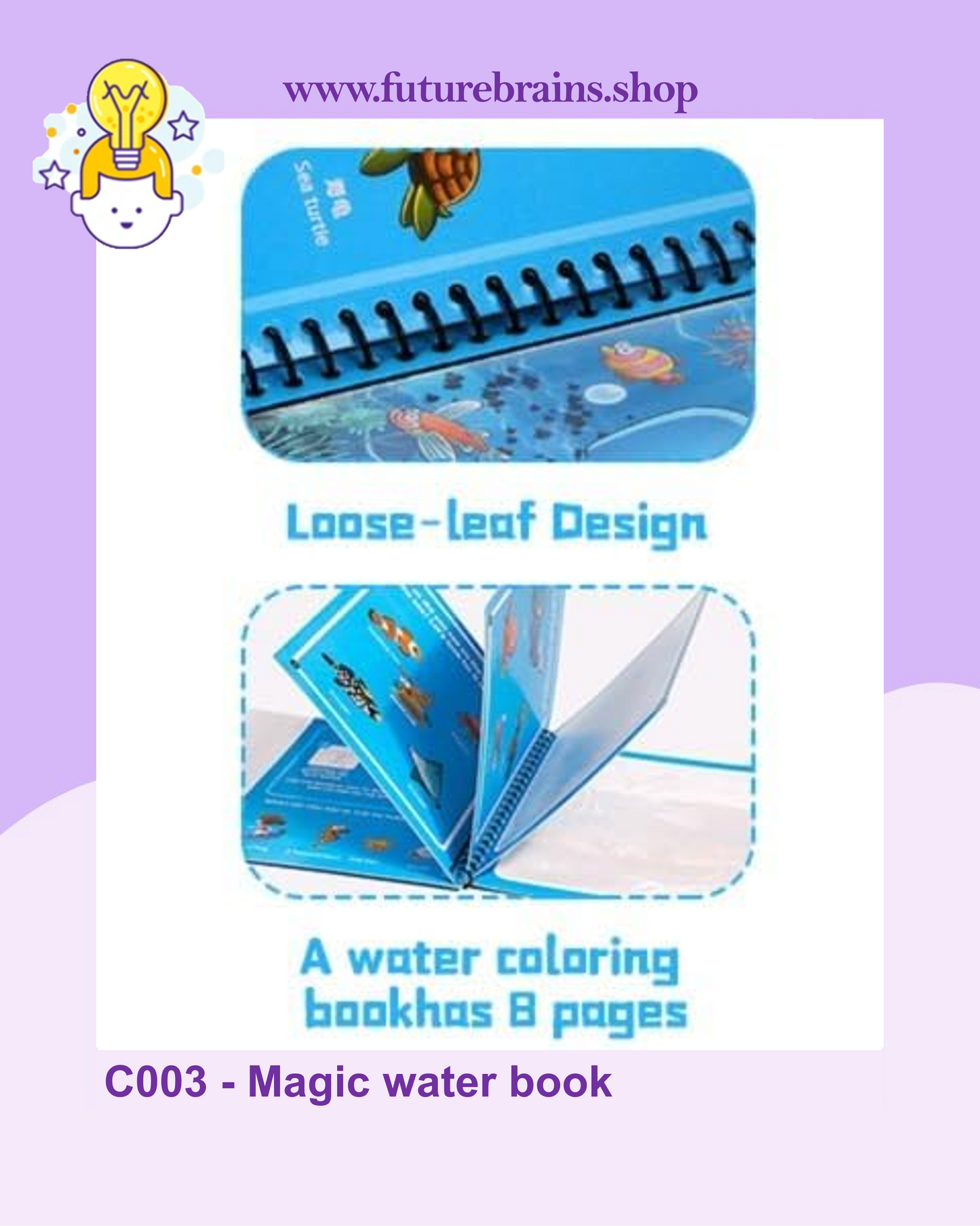 C003 - Magic water book (buy 5 get 10% discount)