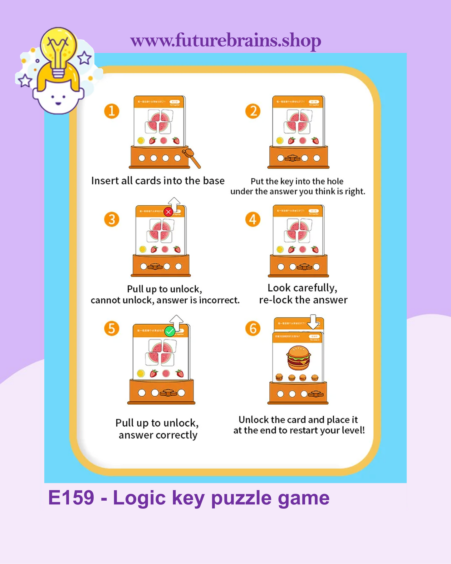 E159 - Logic key puzzle game