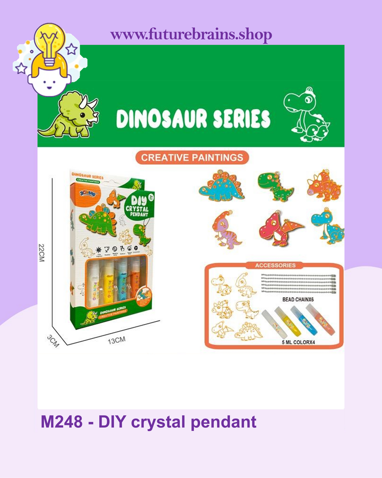 M248 - DIY crystal pendant