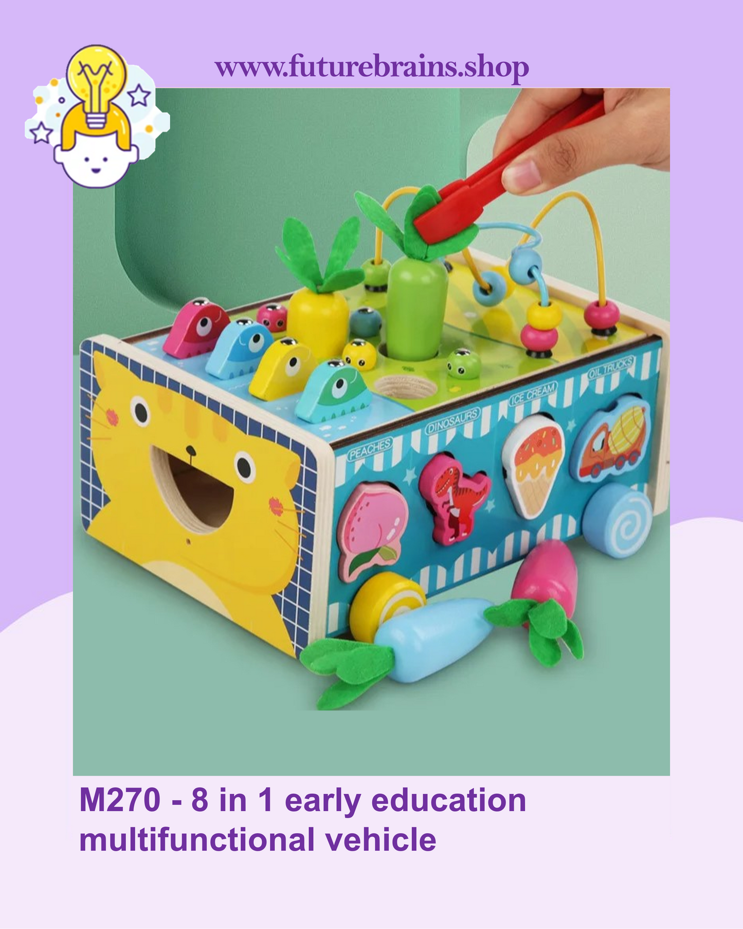 M270 - 8 in 1 early education multifunctional vehicle