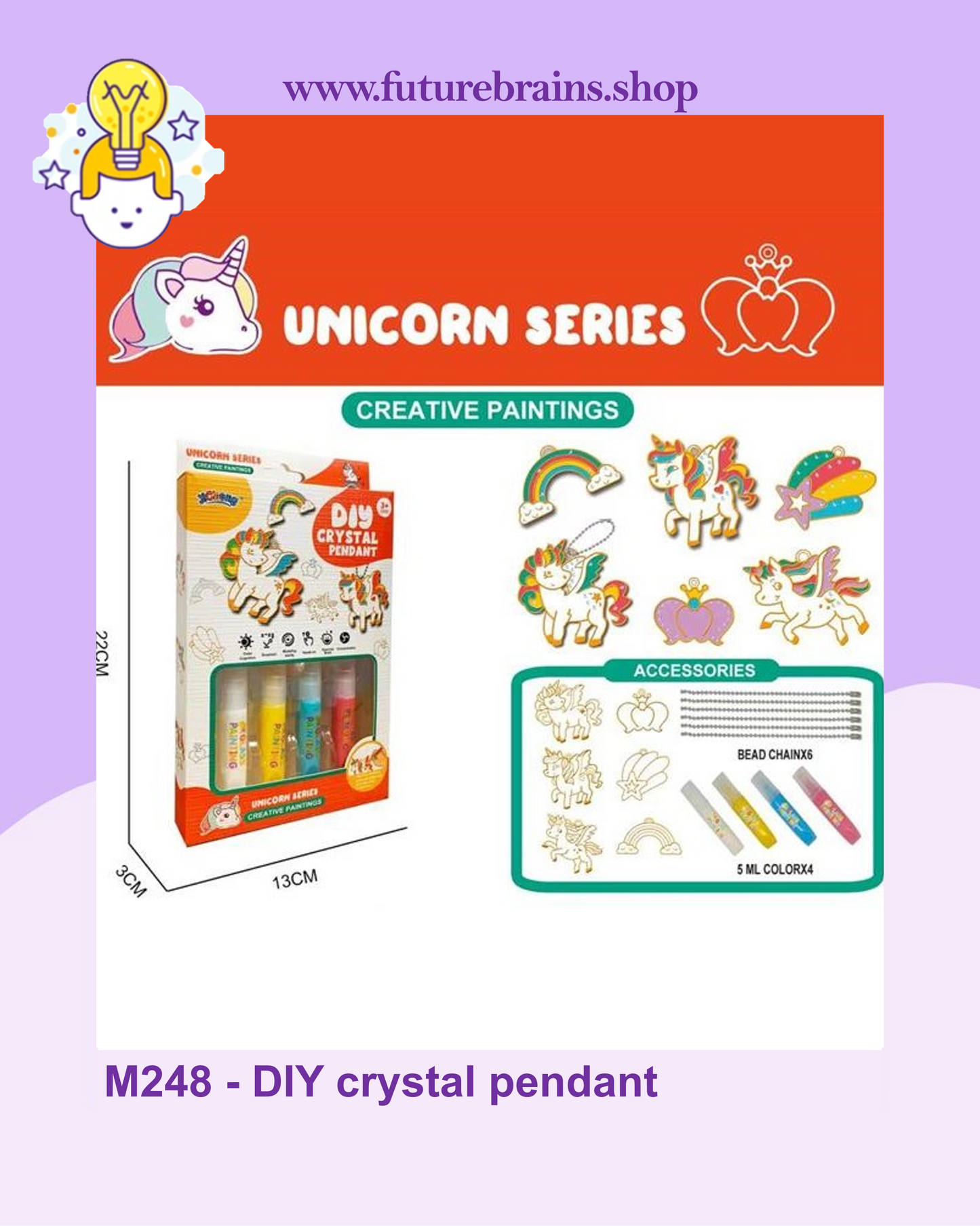 M248 - DIY crystal pendant