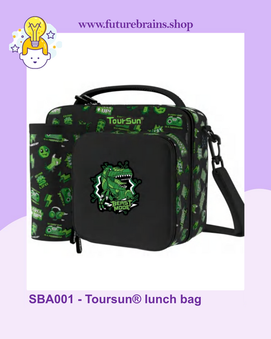 SBA001 - Toursun® lunch bag dinosaur gaming design