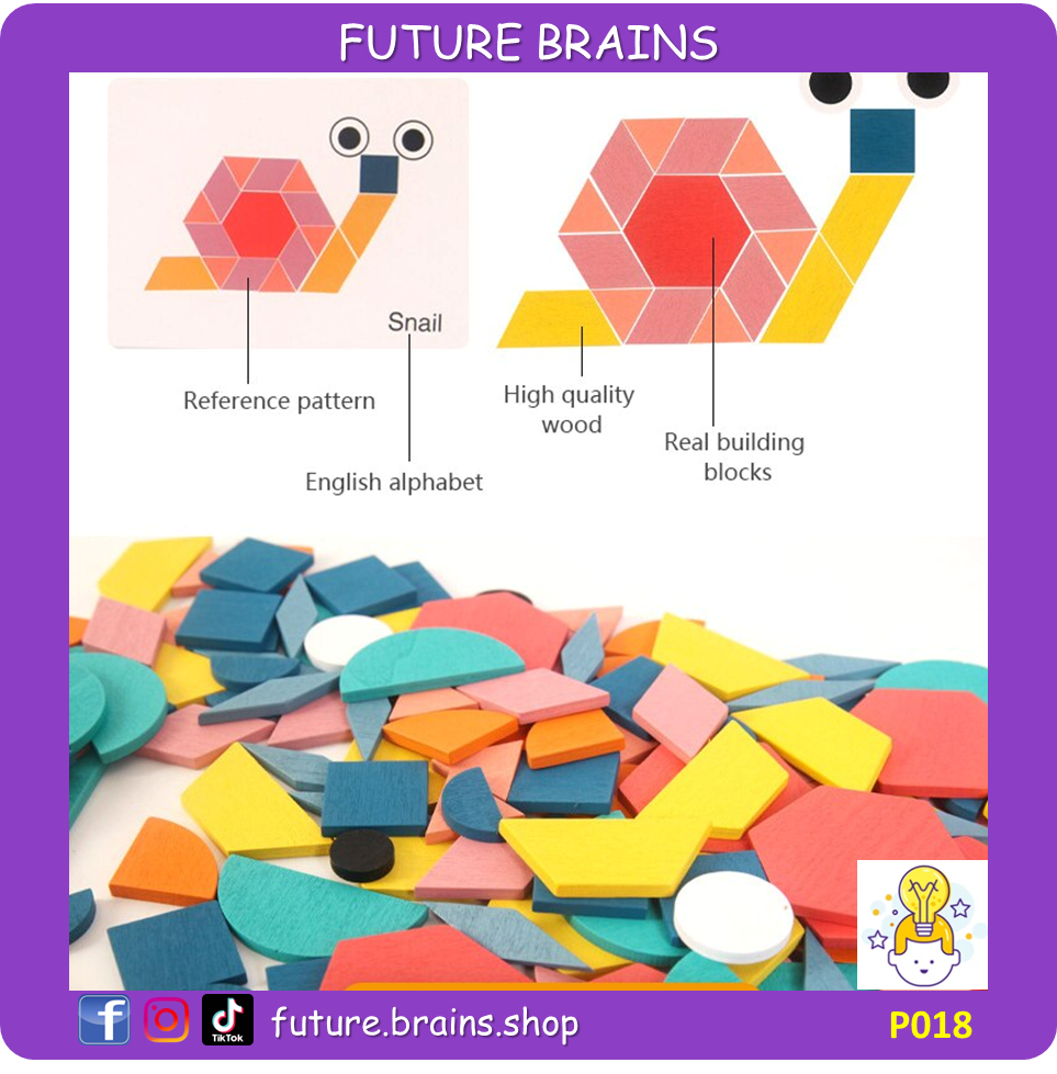 P018 - 180 pcs creative shape puzzle