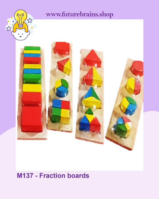 M137 - Fraction boards - Teaching Aid Combination