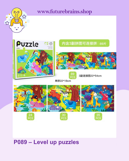 P089 - Level up puzzles - Forest Animals (level 3)