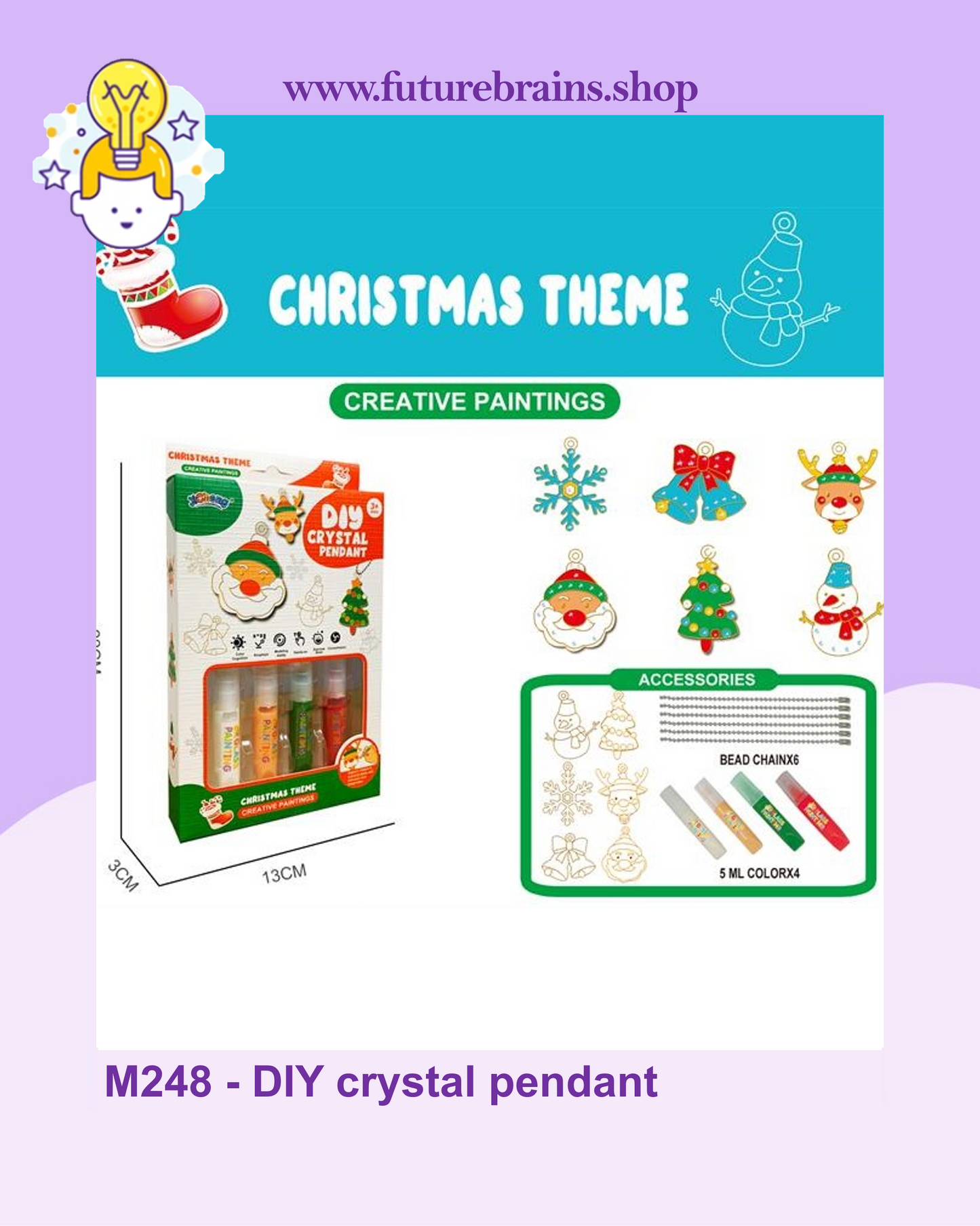 M248 - DIY crystal pendant