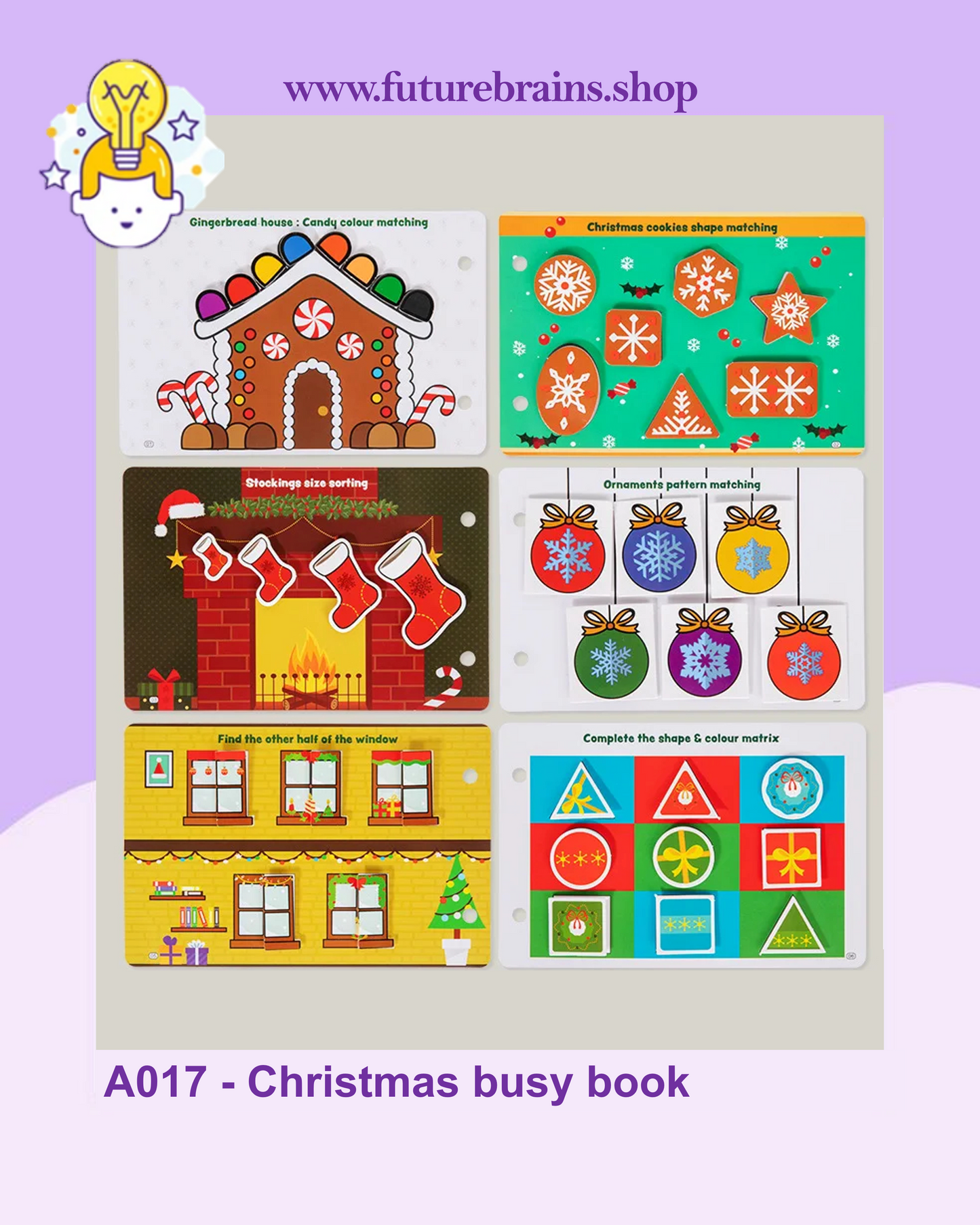 A017 - Christmas busy book