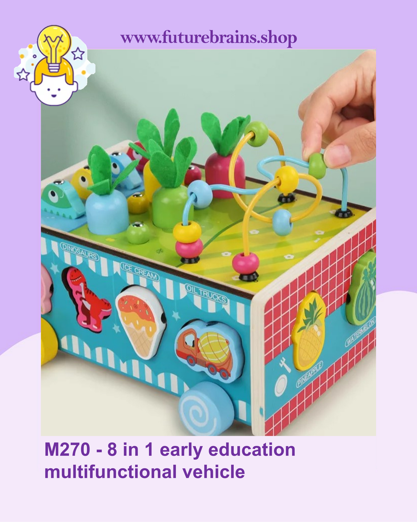 M270 - 8 in 1 early education multifunctional vehicle