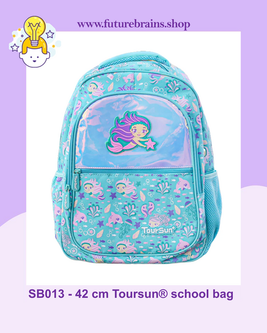 SB013 - 42 cm Toursun® school bag mermaids design