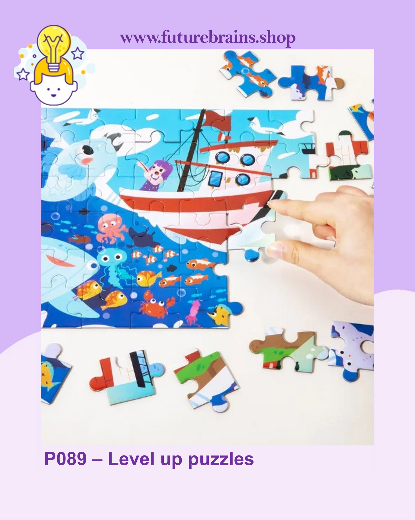 P089 - Level up puzzles - Marine Animals (level 4)