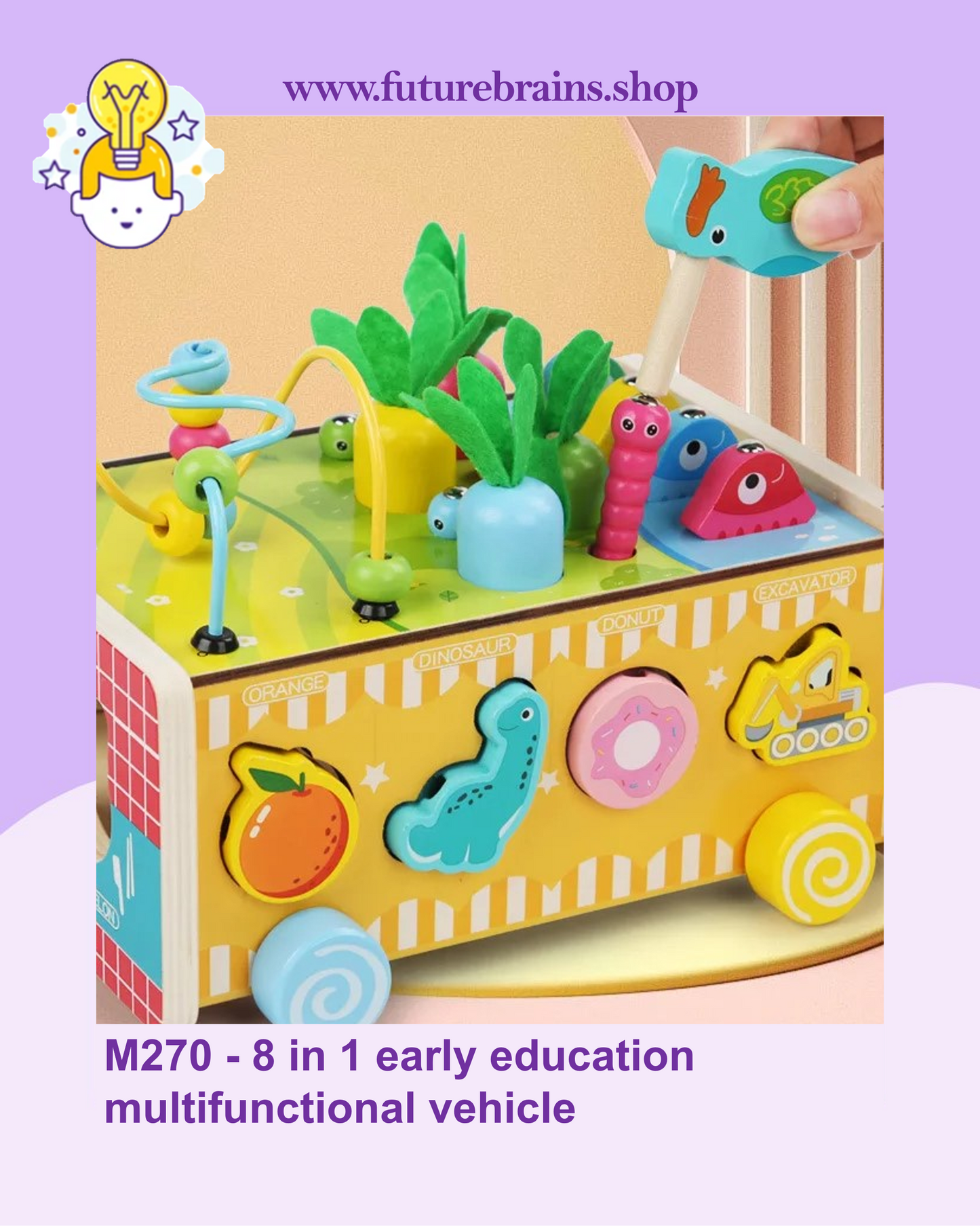 M270 - 8 in 1 early education multifunctional vehicle