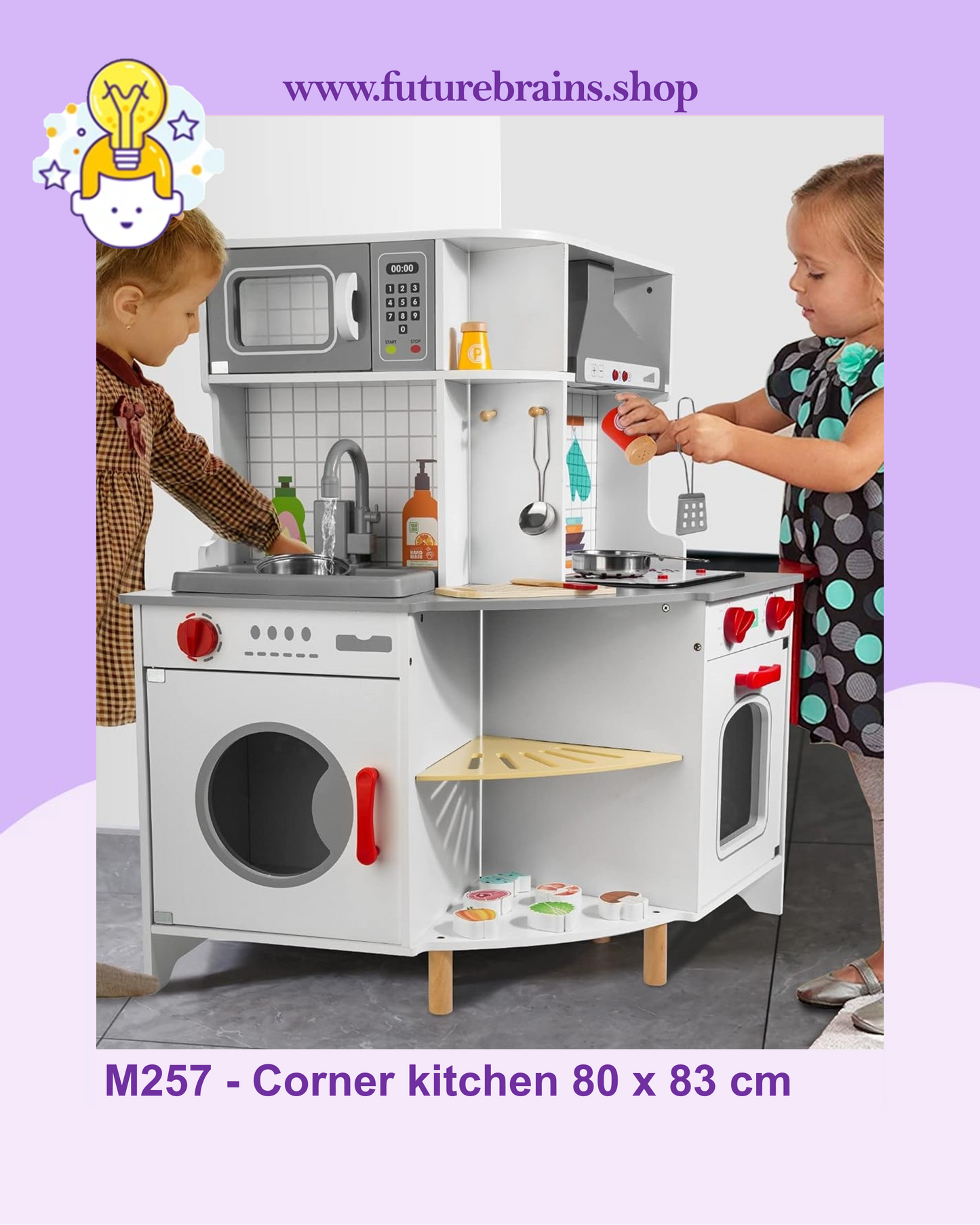 M257 - Corner kitchen 80 x 83 cm (FREE DELIVERY)