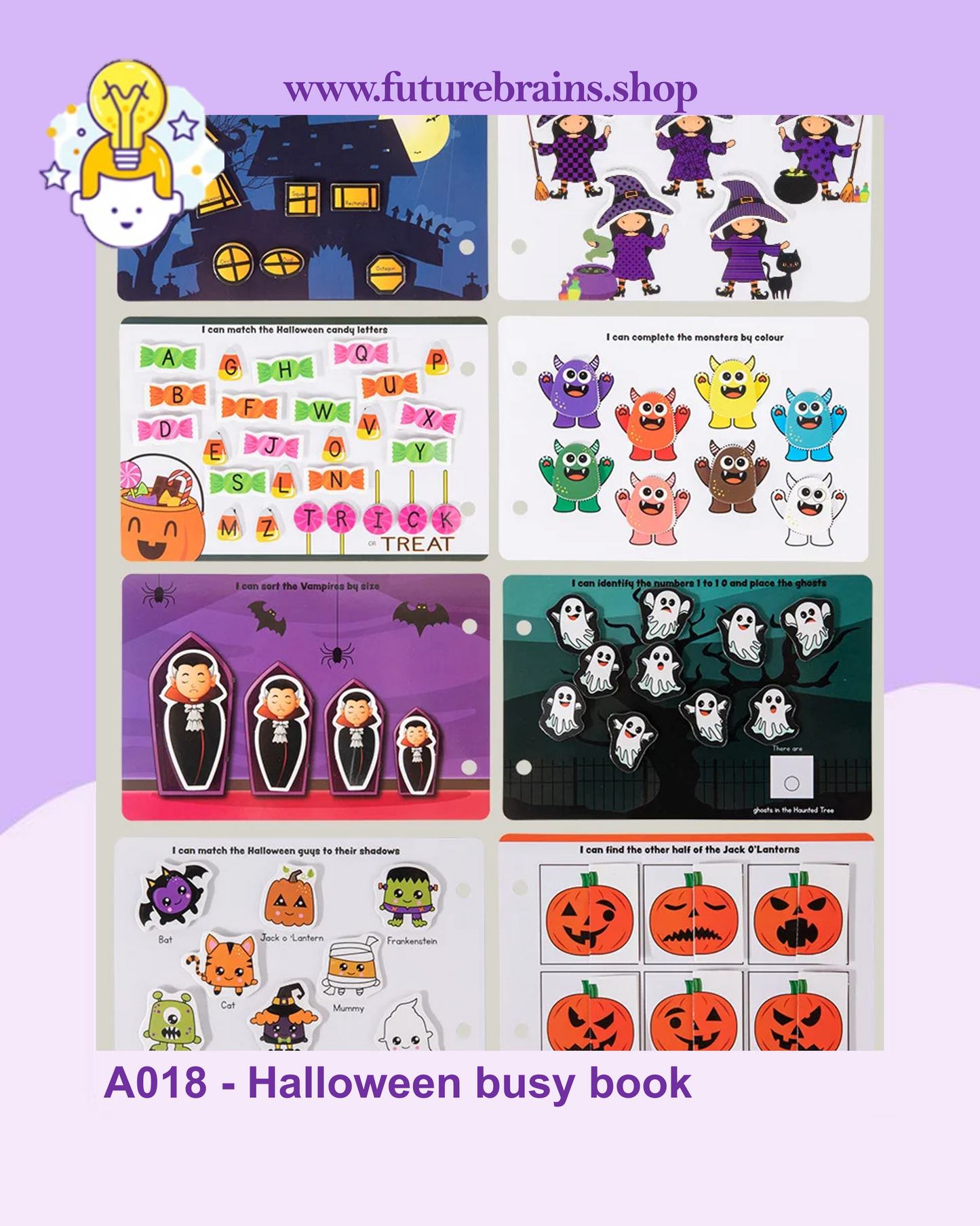 A018 - Halloween busy book
