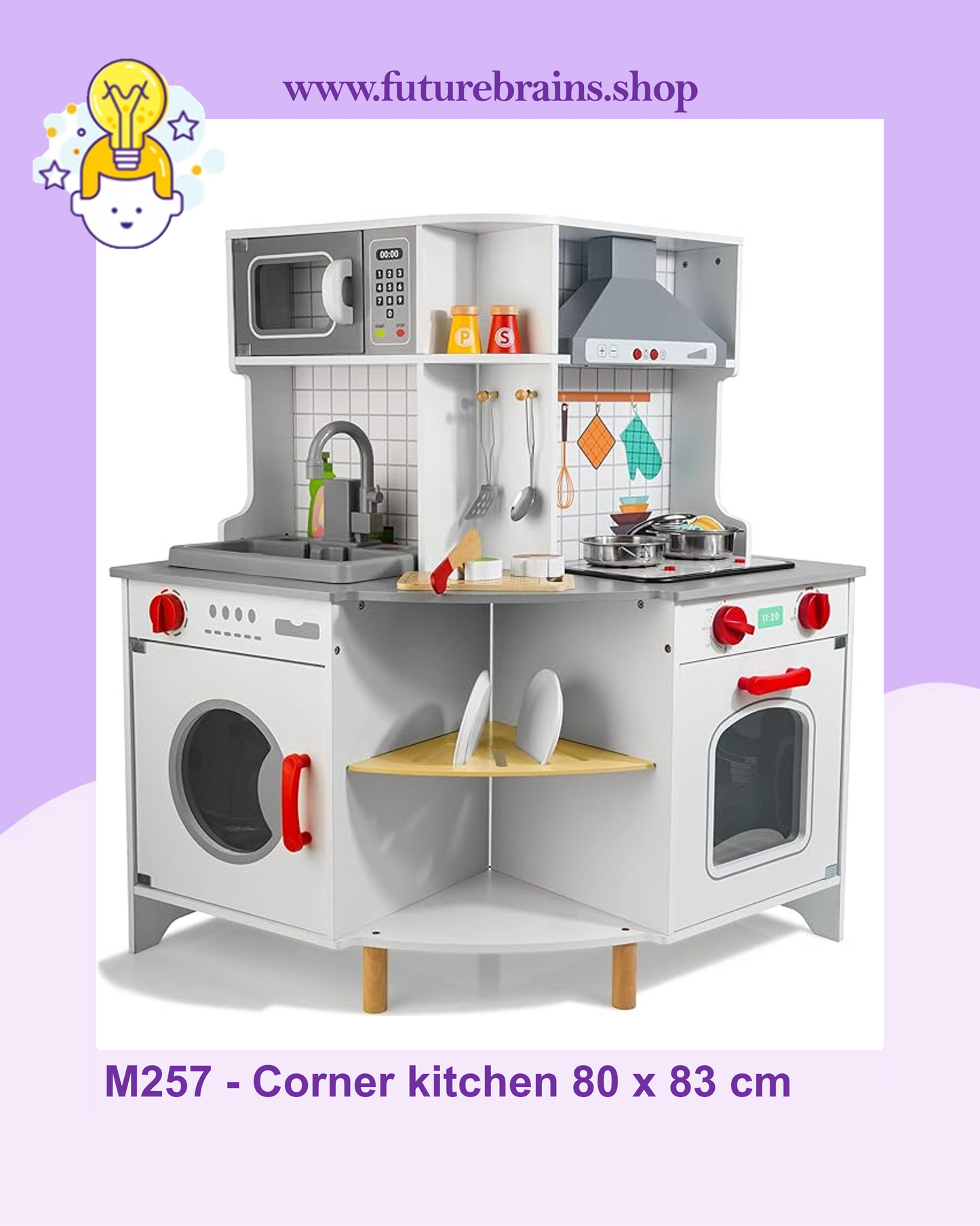 M257 - Corner kitchen 80 x 83 cm (FREE DELIVERY)